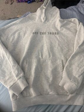 Light Gray Hoodie Sweatshirt